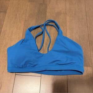 lululemon athletica Blue Strappy Sports Bra